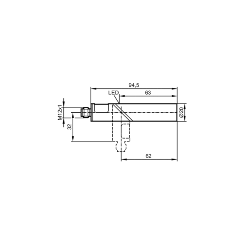 Индуктивный датчик IA5106 IA5106 Индуктивный датчик IA5106 IA5106