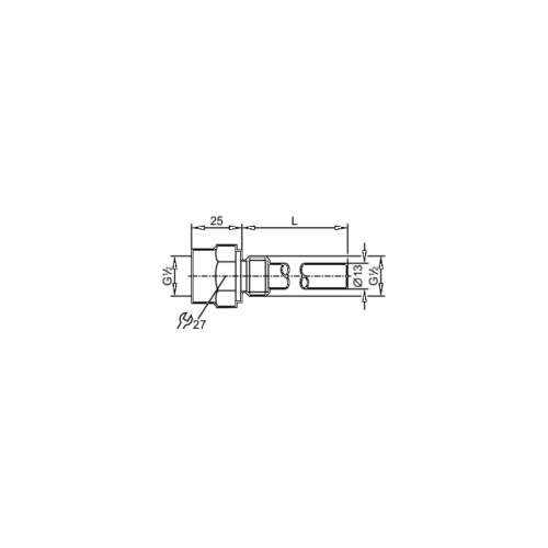 Защитная гильза с резьбой для датчиков температуры E35030