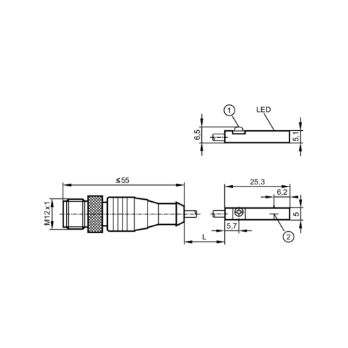 Датчик для цилиндров с Т-образным пазом MK5109 MK5109