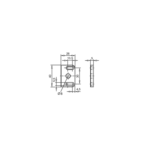 Распорка для индуктивных датчиков E10585