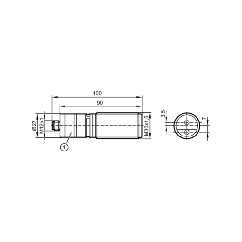 Оптический датчик измерения расстояния OID251 OID251
