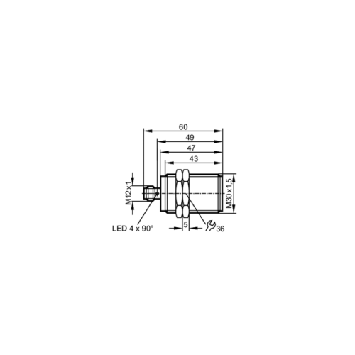 Индуктивный датчик IIC206 IIC206 Индуктивный датчик IIC206 IIC206