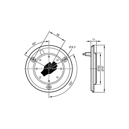 Емкостные датчики прикосновения KT5013 KT5013