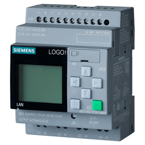 Логический модуль Siemens Logo Basic 6ED1052-1CC08-0BA1 Логический модуль Siemens Logo Basic 6ED1052-1CC08-0BA1