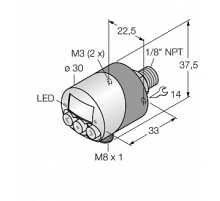 Датчик давления TURCK PK010R-N14AL-2UP8X-V1141