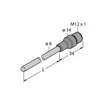 Датчик температуры TURCK TP-206A-CF-H1141-L600