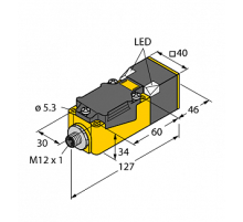 Индуктивный датчик TURCK NI40U-CP40-VP4X2-H1141