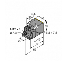 Индуктивный датчик TURCK NI50U-QV40-AP6X2-H1141
