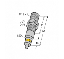 Индуктивный датчик TURCK BI5-EM18WD-AP6X/S929