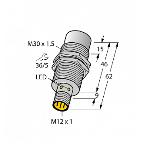 Индуктивный датчик TURCK NI30U-EM30WD-AP6X-H1141