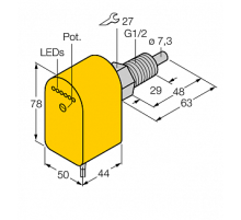 Датчик потока TURCK FCS-GL1/2A4P-VRX/24VDC