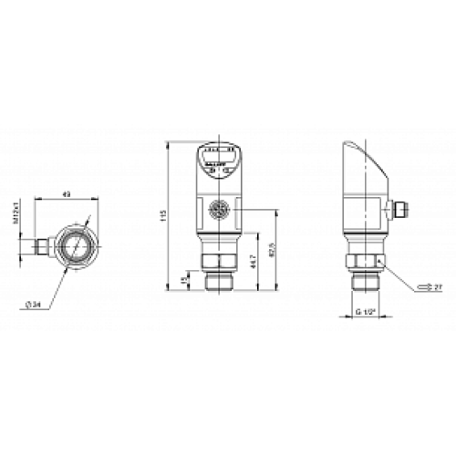 Датчик давления Balluff BSP V002-IV003-D01A0B-S4 Датчик давления Balluff BSP V002-IV003-D01A0B-S4