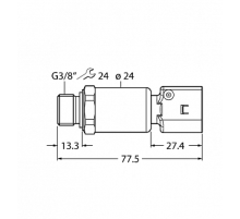 Датчик давления TURCK PT600R-2145-I2-KO28A2
