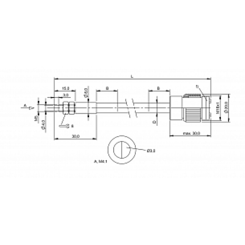 Оптоволоконный кабель Balluff BFO 18A-XAA-UZG-30-1,5 Оптоволоконный кабель Balluff BFO 18A-XAA-UZG-30-1,5