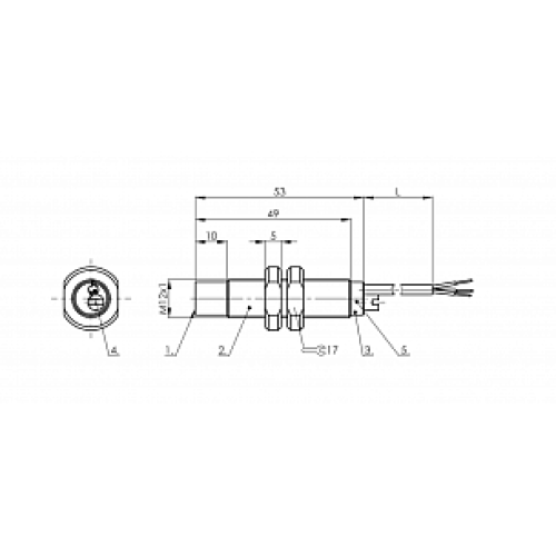 Емкостной датчик уровня Balluff BCS M12TTG1-POM80G-ET02 Емкостной датчик уровня Balluff BCS M12TTG1-POM80G-ET02