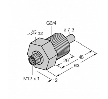 Датчик потока TURCK FCS-GL3/4A4-NA-H1141