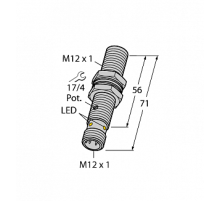 Емкостной датчик TURCK BC3-M12-AP6X-H1141