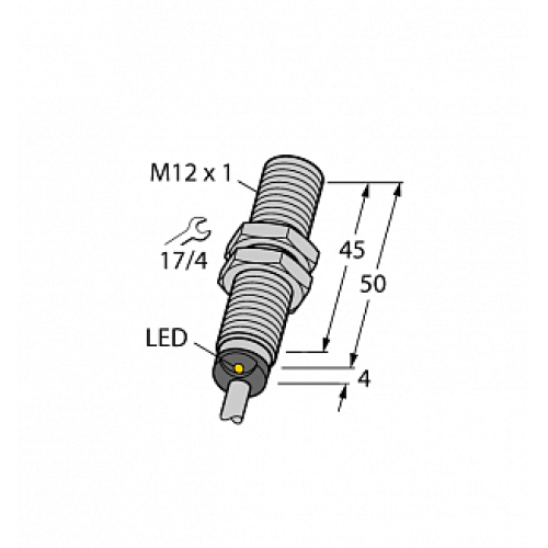 Индуктивный датчик TURCK BI3-M12-AD4X Индуктивный датчик TURCK BI3-M12-AD4X