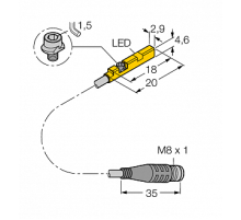 Магнитный датчик TURCK BIM-UNR-AP6X-0.3-PSG3S