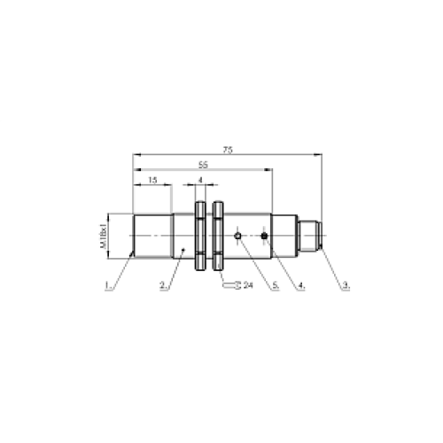 Емкостной датчик уровня Balluff BCS M18T4G2-PSC15G-S04G Емкостной датчик уровня Balluff BCS M18T4G2-PSC15G-S04G
