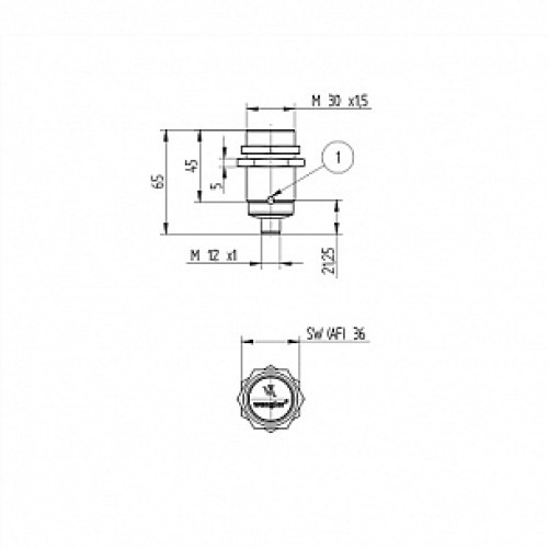 Индуктивный датчик Wenglor I30A001 Индуктивный датчик Wenglor I30A001