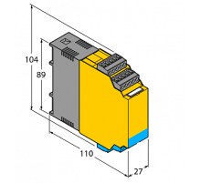 Блок обработки для датчиков потока TURCK FMX-IM-3UP63X