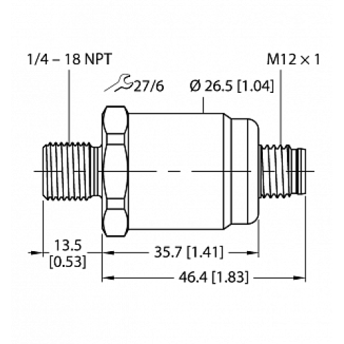 Датчик давления TURCK PT2PSIV-1503-I2-H1143/D840 Датчик давления TURCK PT2PSIV-1503-I2-H1143/D840