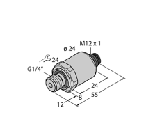 Датчик давления TURCK PT6R-1004-I2-H1143