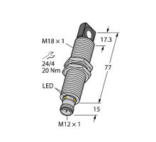  Ультразвуковой датчик TURCK RU130U-M18ES-LU8X2-H1151