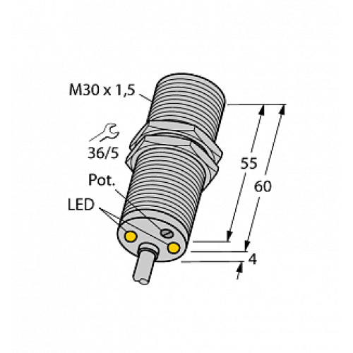 Индуктивный датчик TURCK DBI10U-M30-AP4X2 Индуктивный датчик TURCK DBI10U-M30-AP4X2
