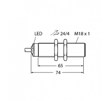  Ультразвуковой датчик TURCK RU50U-S18-LU8X