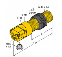 Индуктивный датчик TURCK NI15-P30SR-AP6X