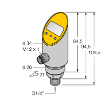 Датчик давления TURCK PS001R-304-2UPN8X-H1141