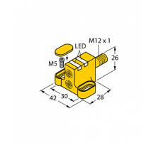 Индуктивный датчик TURCK NI4-DSC26-2Y1X2-H1140