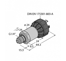 Датчик давления TURCK PT1A-1040-I2-DA91
