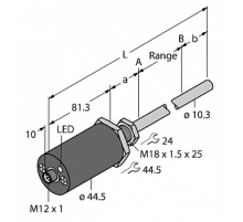  Датчик линейных перемещений TURCK LTX1850M-F10-LI0-X3-H1151