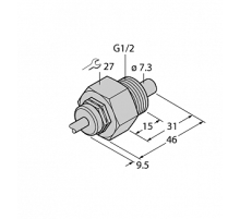 Датчик потока TURCK FCS-G1/2TN-NAEX