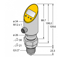Датчик давления TURCK PS001V-508-LI2UPN8X-H1141/3GD