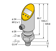 Датчик давления TURCK PS400R-504-2UPN8X-H1141