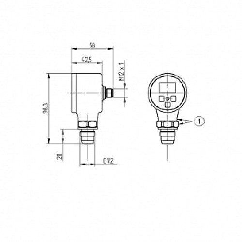 Датчик давления Wenglor FFMP166 Датчик давления Wenglor FFMP166