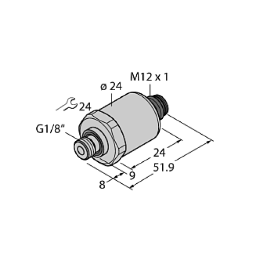 Датчик давления TURCK PT0.2V-1013-U1-H1143 Датчик давления TURCK PT0.2V-1013-U1-H1143