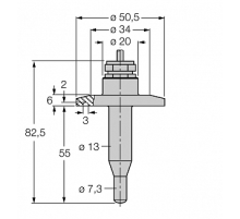 Датчик потока TURCK FCS-50A4-NA/D014