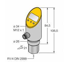 Датчик давления TURCK PS040V-311-LI2UPN8X-H1141