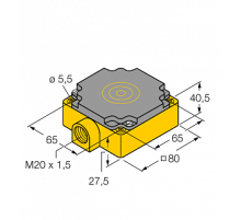 Индуктивный датчик TURCK NI40-CP80-Y1