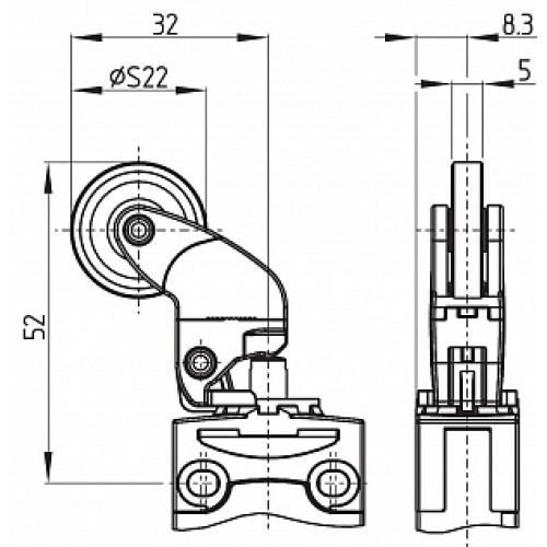 Kонцевой выключатель безопасности Schmersal PS216-Z12-K250