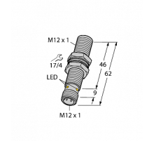 Индуктивный датчик TURCK BI4U-EM12EWD-VP44X-H1141