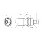 Емкостной датчик уровня Balluff BCS M30B4E2-NSC25H-S04K
