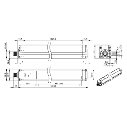 Многолучевой барьер безопасности Balluff BLG 4A-120-600-014-O01-SX Многолучевой барьер безопасности Balluff BLG 4A-120-600-014-O01-SX