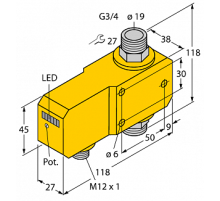 Датчик потока TURCK FCI-D20A4P-ARX-H1140