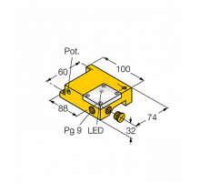Индуктивный датчик TURCK S32SR-VP44X